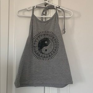 Yin Yang Halter Top